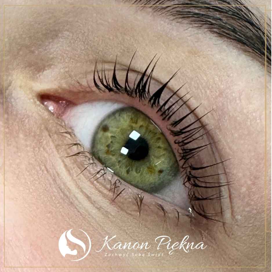 No-mascara look po liftingu rzęs